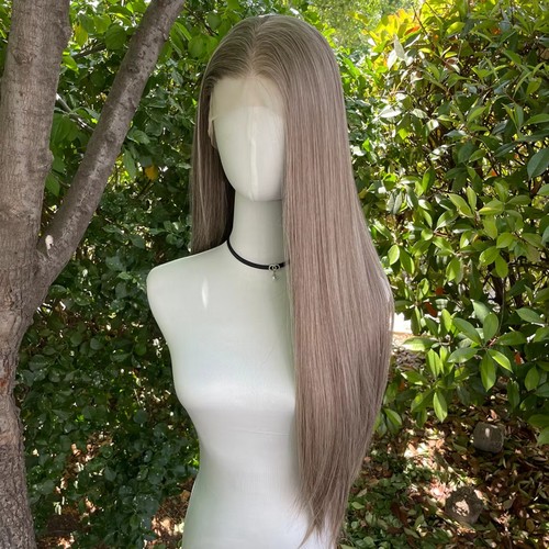 Brown mix blonde long straight - blonde,