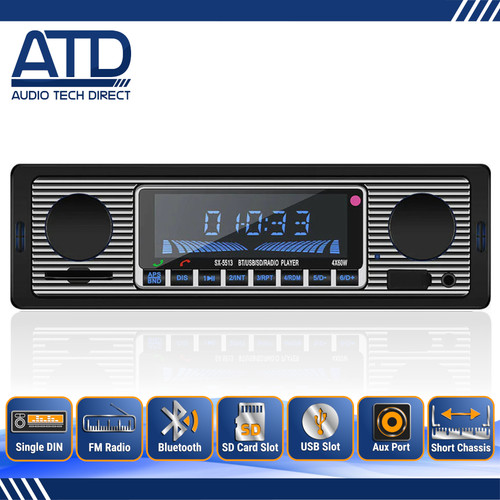 Retro car bluetooth compatible - retro,