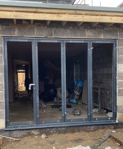 Aluminium bifold door - aluminium,