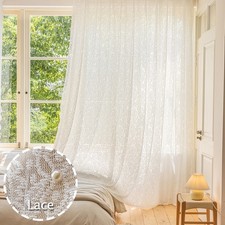 White Floral Lace Sheer