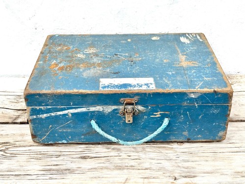Vintage wooden tool - wooden, chest