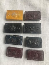 ANTIQUE watercolour blocks / cakes paint marked SO Crown Stationary Office RARE!