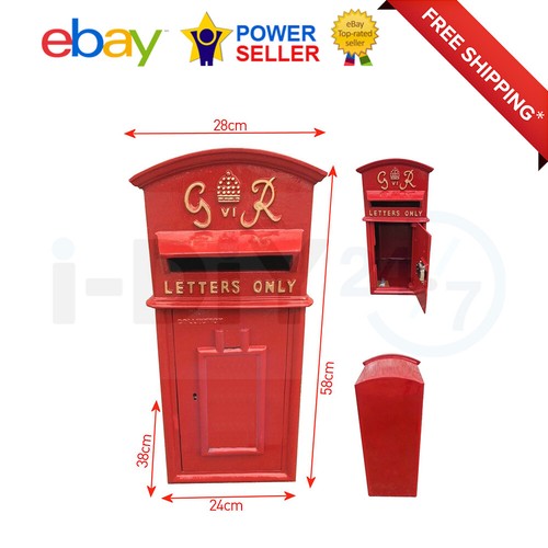 Rolson post box cast iron - post,