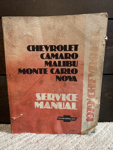 1979 chevrolet service manual - service,