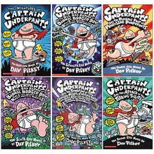 Captain Underpants 6 Books