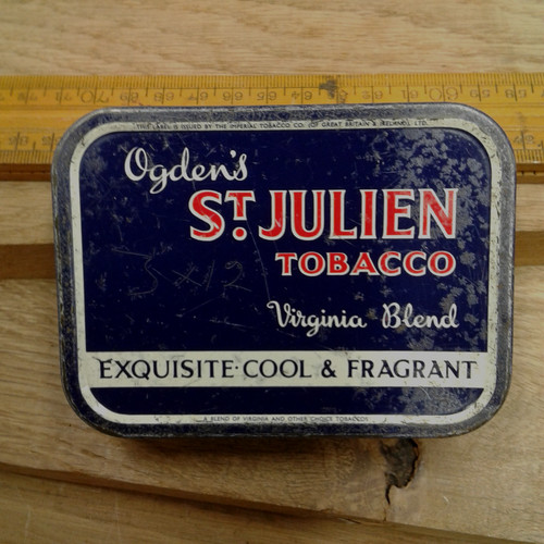 Julien tobacco tin ogdens - julien, tin,