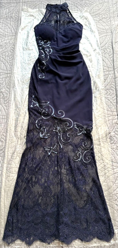 New lipsy vip navy halter - lipsy,