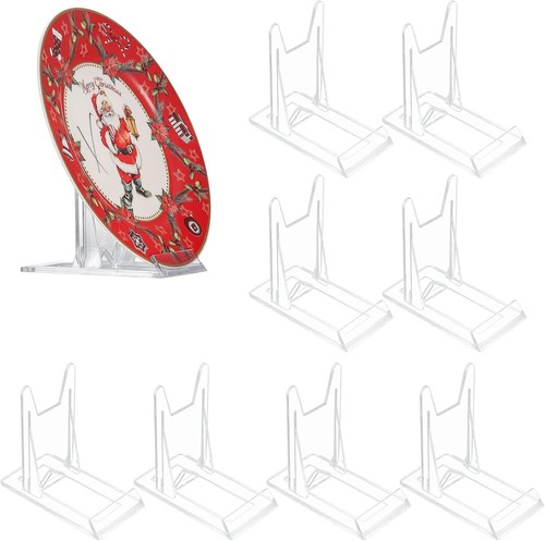 Pcs acrylic plate stands - 8,