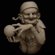 1/12 Resin Bust Model Kit Dwarf Granny Unassembled Unpainted