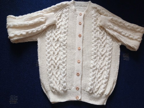 Lady traditional cream aran - lady's,