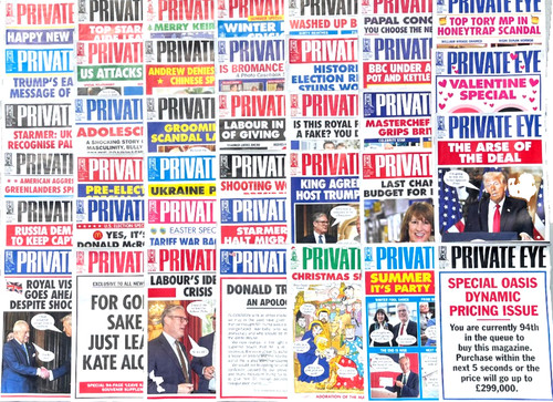 Private eye magazine back - 38, x