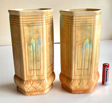 Pair of Beswick Art Deco Vases