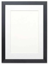 Black or White Photo Picture Frames with Quality Black , White or Ivory Mounts