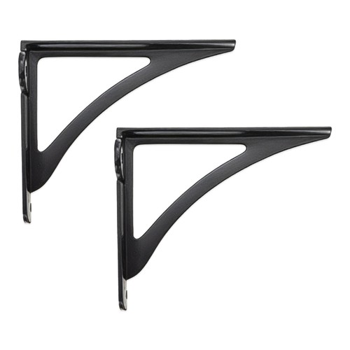 Shelf brackets pair - pair, black