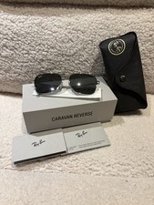 Ray Ban Caravan Reverse silver