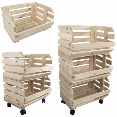 Wooden unpainted stackable - wooden,