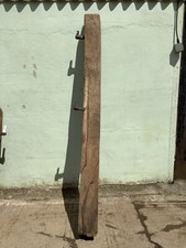 6`11" Long Old Solid English Oak Reclaimed Seasoned Rustic Fireplace Beam