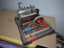 Wilesco D20 Steam Engine shown in good running order.