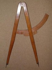 Antique V Large Oak Marine