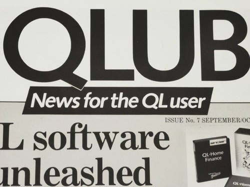 Sinclair qlub magazine - ql,