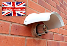 Boiler Flue Rain Cover Cowl Guard - White