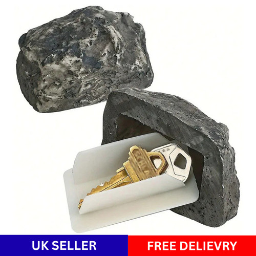 Door key rock hide keep - door,