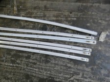 Six  plastic Caravan / camper curtain rails,  Swish visa