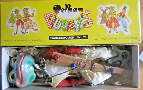 Pelham puppets frog boxed very - pelham,