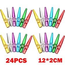 24Pc Metal Kazoo Instrument