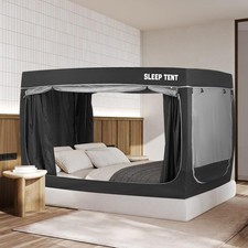 YAVIL Bed Tent Bed Canopy Full Size, Portable Sleeping Tents Dream Tents