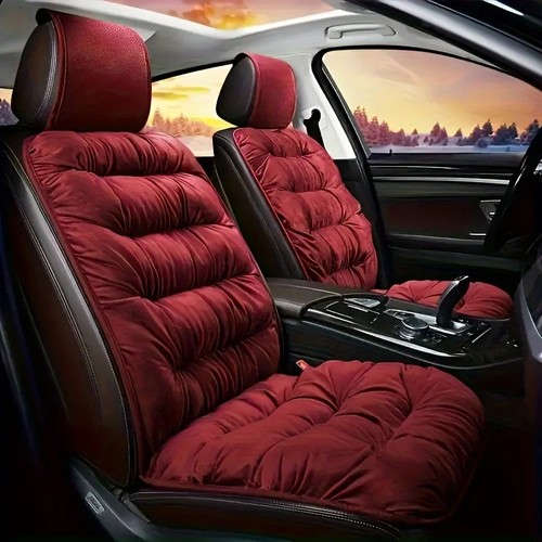 Luxury plush car seat cushion - plush,