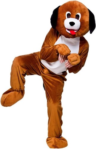 Adult puppy dog mascot costume - adult,
