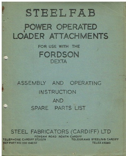 Steelfab ford dexta tractor - ford,