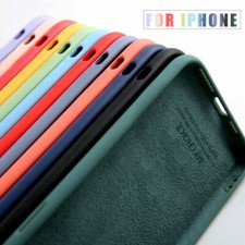 Silicone Liquid Shockproof Case Cover For iPhone 16 Pro Max Plus 15 14 13 12 11