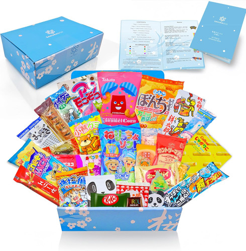 Japanese snack and - snack, box