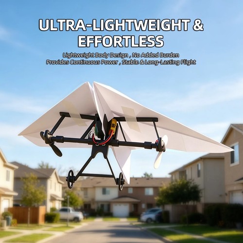 Paper airplane kit electric - rc,