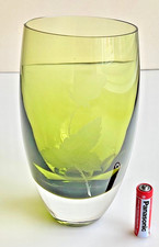 Caithness Green Etched Crystal