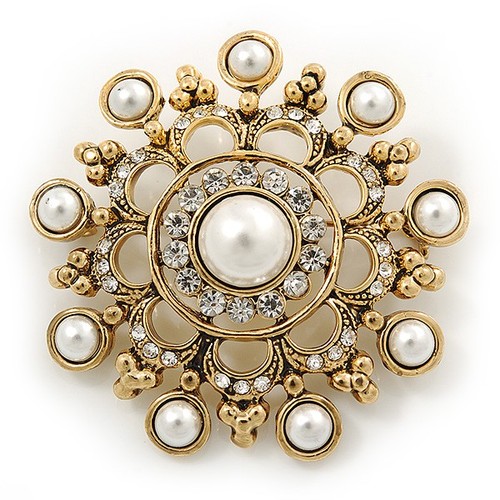Vintage inspired crystal - inspired, crystal,