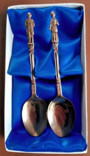 SALVATION ARMY VINTAGE WILLIAM & CATHERINE BOOTH SOUVENIR SPOONS