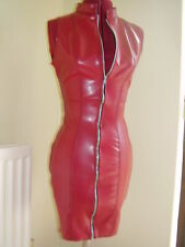 THE FEDERATION RUBBER LATEX ZIP  DRESS