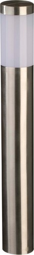 Garden post light - light, stainless
