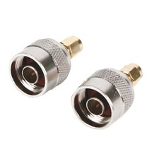 N type Male To SMA Male Convertor Adaptor Pack Of 2 Adaptors