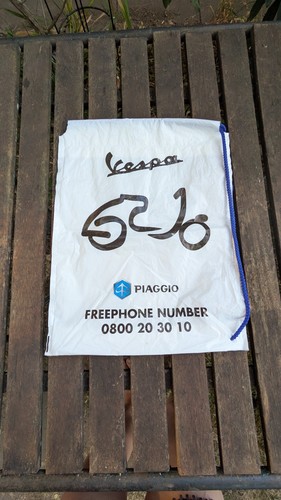 Vintage vespa carrier bag - carrier,