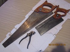 Panel Tenon Saw Set S&J Ibbotson Eclipse No77 carpenter woodwork