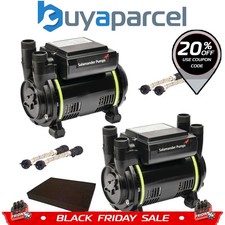 Salamander Shower Pumps CT Plus Xtra Range | Single | Twin | 1.5 - 2.0 Bar + Mat
