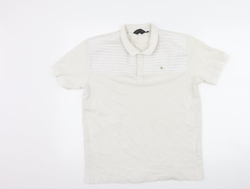 Eto jeans mens white polo - mens,