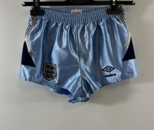 England Third Football Shorts 1990/92 Adults Waist 28 Umbro A918