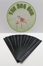 Stick on thermometer. Isopod enclosure. Jumping spider. Praying mantis