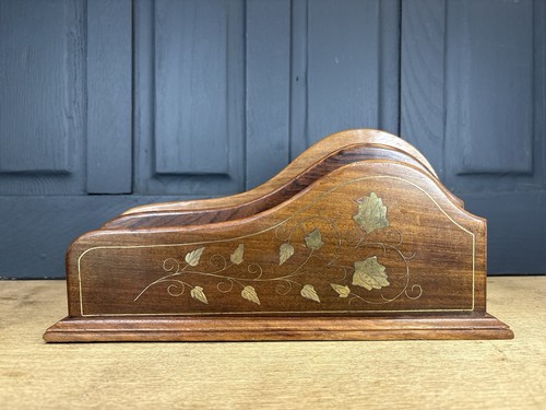 Vintage wooden letter rack - vintage,