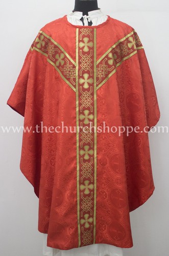 Red gothic vestment - &, and